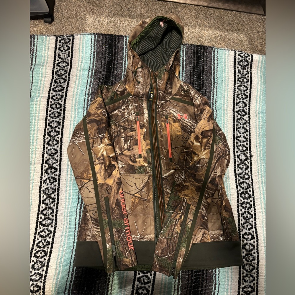 Under armour camo jacket